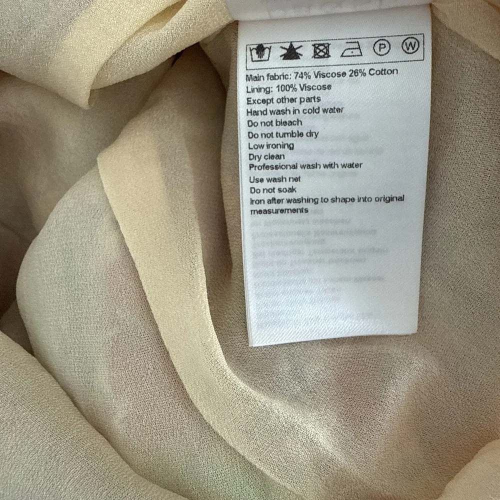 ba&sh Aleo Floral Mini Dress Multicolor Artsy NWT XS Oversized Fit - Picture 6 of 10